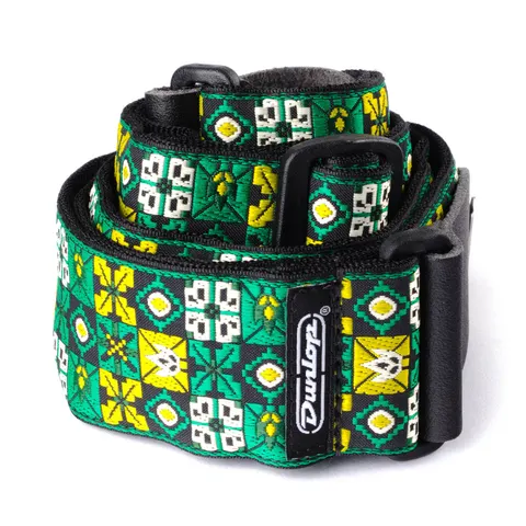 Pasek Dunlop Jacquard Strap Winterland Green