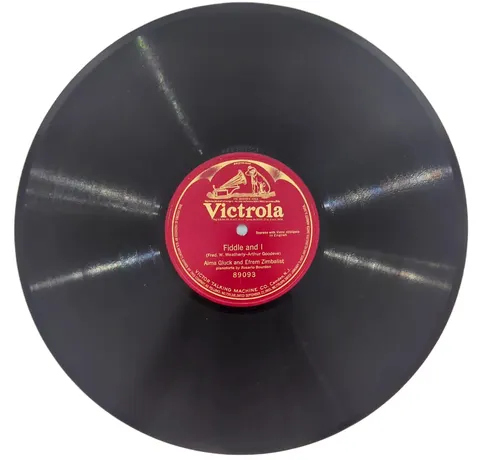 Alma Gluck and Efrem Zimbalist: Fiddle and I 89093 Victrola