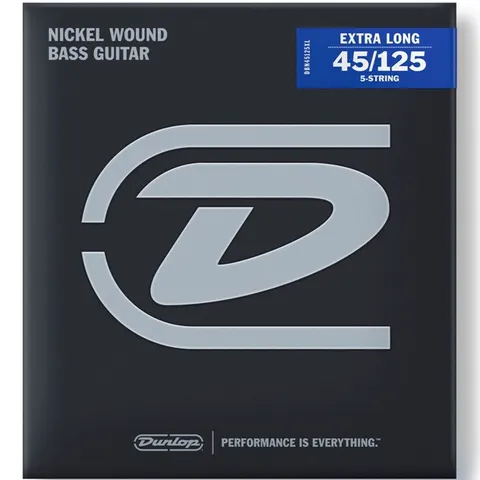 Dunlop (45-125) Nickel Plated Extra Long Scale