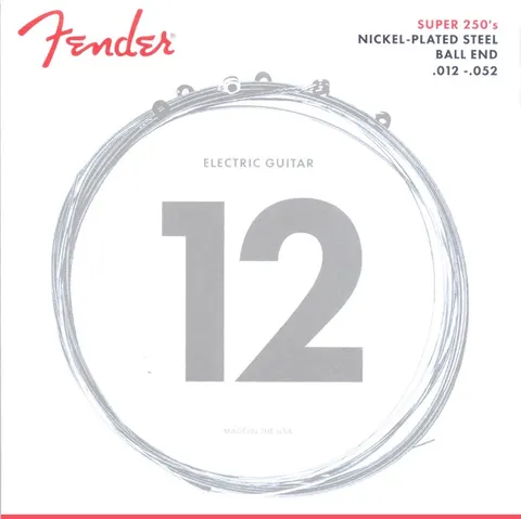 Fender (12-52) Nickelplated Steel - Super 250s