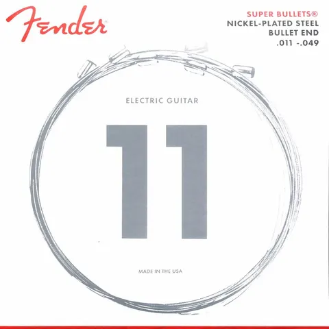 Fender (11-49) Nickelplated Steel - Super Bullets