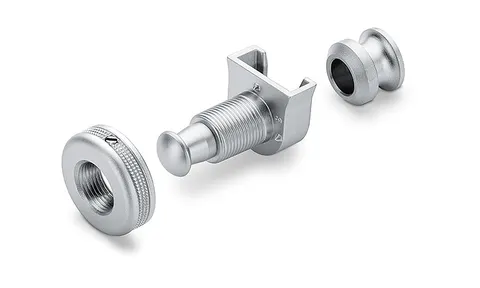 Schaller S-Locks Classic Strap Locks Satin Chrome