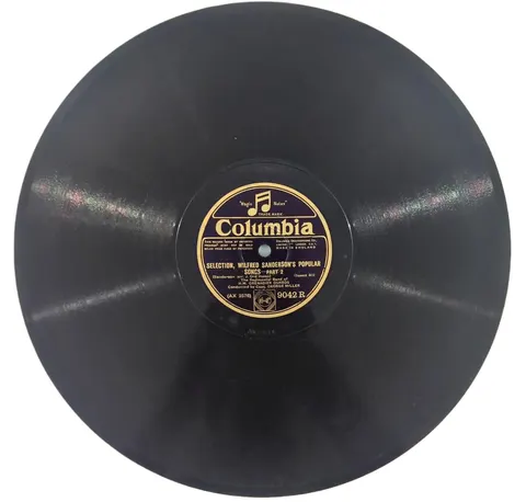 George Miller: Selection, Wilfred Sanderson's Popular Songs Part 1, 2 9042R Columbia