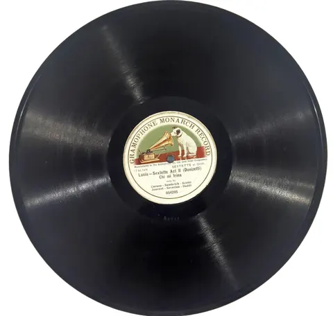 Enrico Caruso, Scotti, Journet, Severina, Daddi: Lucia - sextette akt II 54205 Gramophone Monarch Record