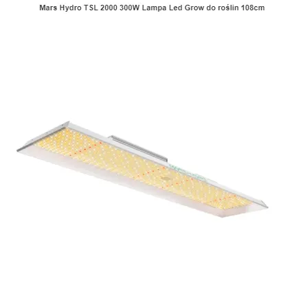 Mars Hydro TSL 2000 300W Lampa Led Grow do roślin 108cm