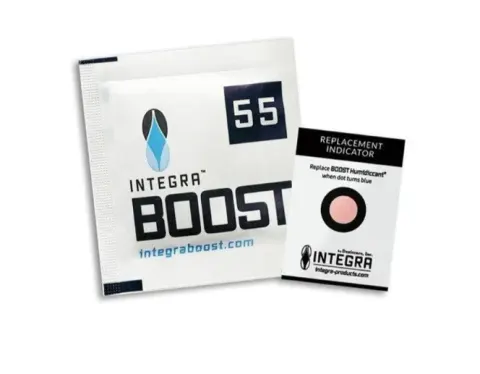 Regulator wilgotności - Integra Boost 55%, 4 x 4g - uwalnia pochłania wilgoć na ok. 56g suszu