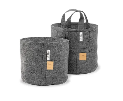 Growbag Root Pouch doniczka materiałowa 40x30cm 39L z uchwytem szara