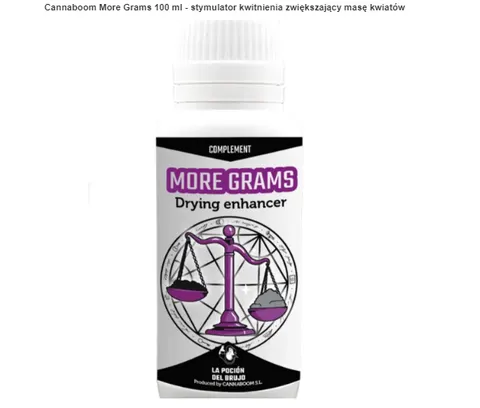 Cannaboom More Grams 100 ml - stymulator kwitnienia zwiększający masę kwiatów