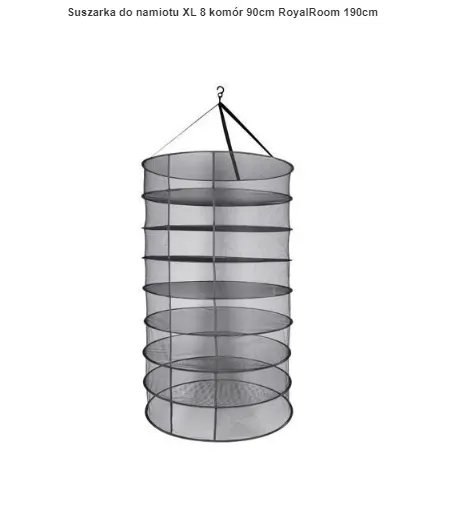 Suszarka do grzybów roślin owoców XL 8 komór 90cm RoyalRoom 190cm