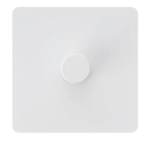 VERTICANA® WALL DIMMER 1-WAY WHITE - podtynkowy biały ściemniacz ścienny, pojedynczy
