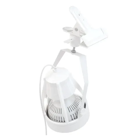 VERTICANA® Clip Holder – Biała oprawa na klips z kablem i włącznikiem | Gniazdo E27