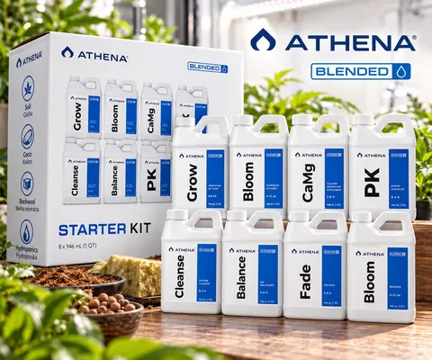 Athena Blended Line Starter Kit – zestaw nawozów 8 × 946 ml
