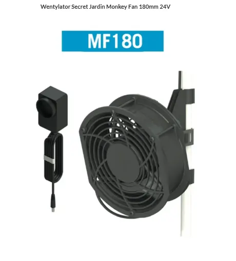 Wentylator mieszający Secret Jardin Monkey Fan 180mm 24V
