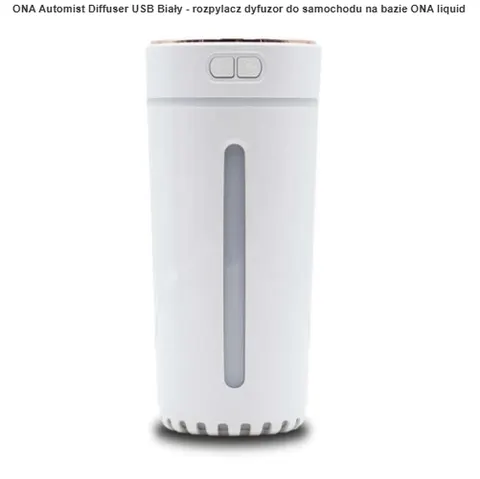 ONA Automist Diffuser USB Biały - rozpylacz dyfuzor do samochodu na bazie ONA liquid