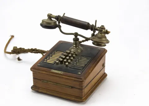 Telefon retro - interkom z przyciskami ORYGINAŁ