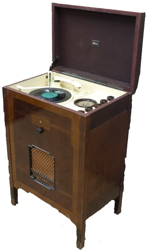 Radiogram Marconi inkrustowany Art Deco