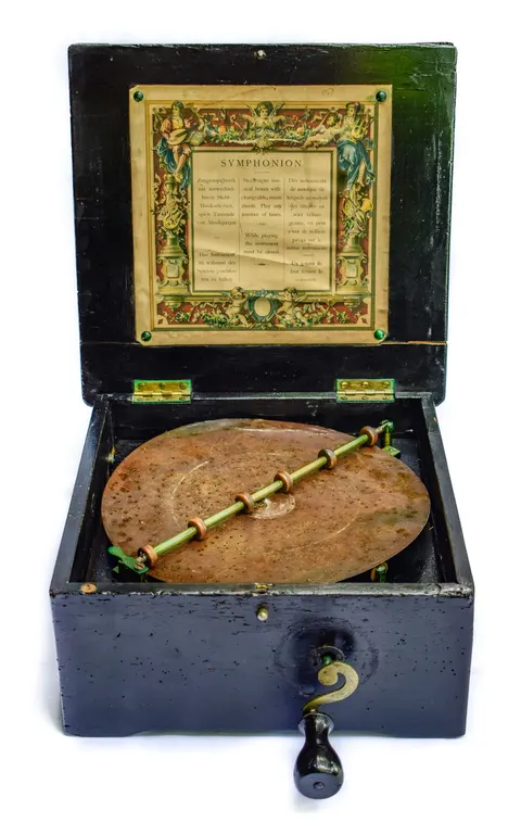 Symphonion Manivelle Music Box ok. 1900