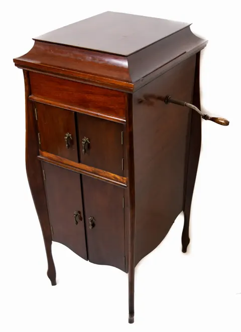 Słupek gramofon mahoń Gramophone Manufacturing
