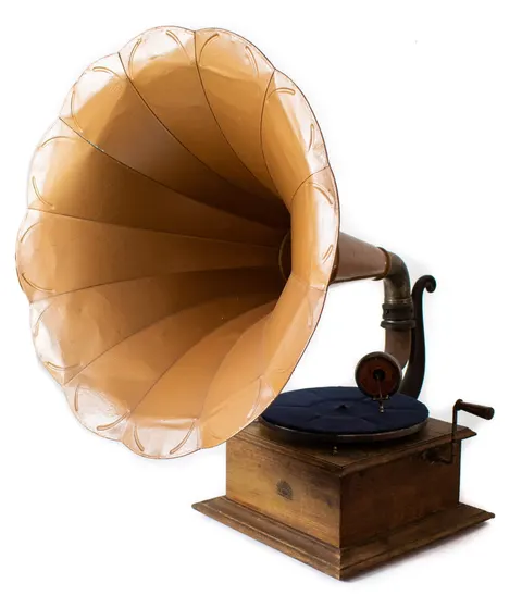 Patefon z tubą - gramofon Pathe Diamond