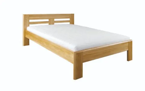 Łóżko drewniane dębowe LK 211 / LK 260 / Drewmax