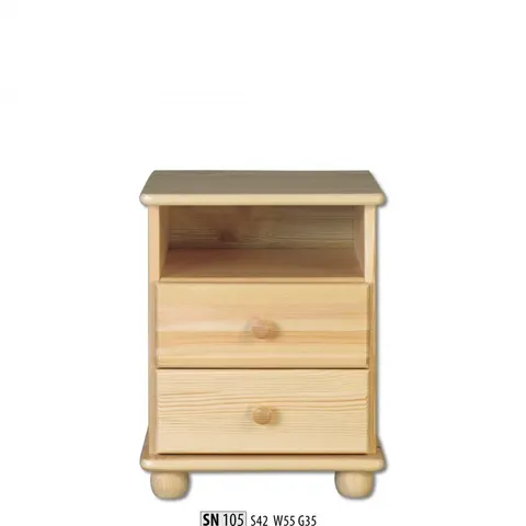 Stolik nocny SN 105 - sosna Drewmax
