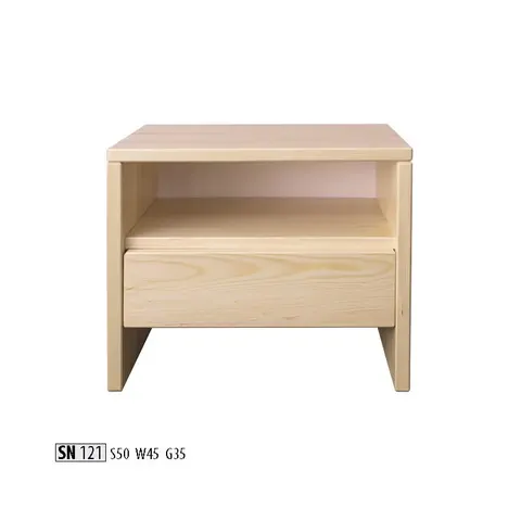 Stolik nocny / Szafka nocna SN 121 - sosna DREWMAX