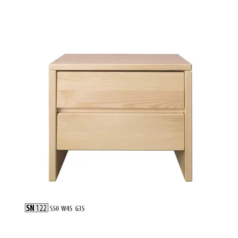 Stolik nocny / Szafka nocna SN 122 - sosna DREWMAX