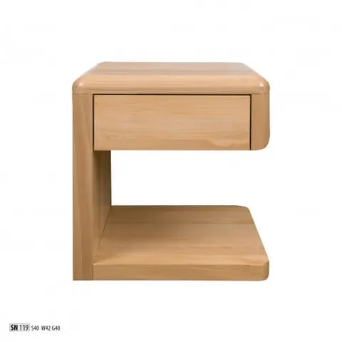 Szafka nocna / Stolik nocny SN 119 bukowy - Drewmax