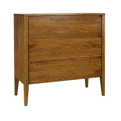 Komoda drewniana KD 337 RETRO Dębowa - Drewmax