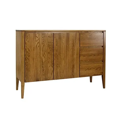 Komoda KD 338 RETRO Dębowa - Drewmax