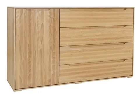 Komoda KD 423 Bukowa - Drewmax / Modern