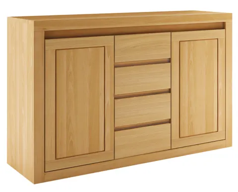 Komoda drewniana KD 409 Bukowa - Drewmax