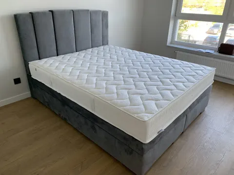 Łóżko ENZO kontynentalne (z pojemnikiem lub bez pojemnika) - Bed Design