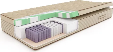 Materac naturalny, sprężynowy - SleepMed Natura Hybrid Plus