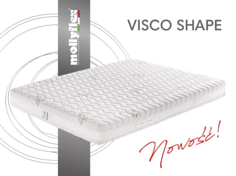 Materac VISCO SHAPE - pianka visco, średnio twardy - Mollyflex