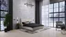 Łóżko SILVANO tapicerowane / ramowe (z pojemnikiem lub bez pojemnika) - Bed Design