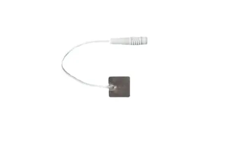 Elektroda płaska aluminiowa E-A 5N z gniazdem 4 mm - 21x21 mm