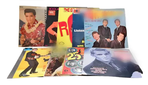 Elvis + Rock and Roll Zestaw 9 płyt winylowych MIX Rock&Roll