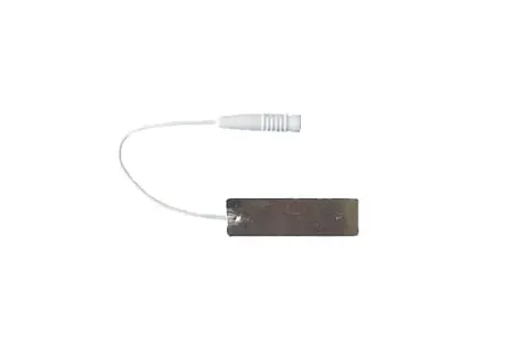 Elektroda płaska aluminiowa E-A 15N z gniazdem 4 mm - 21x70 mm