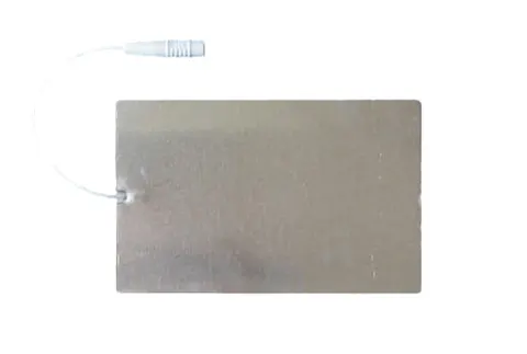 Elektroda płaska aluminiowa E-A 125N z gniazdem 4 mm - 90x140 mm