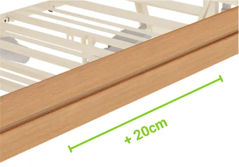 Zestaw przedłużający do łóżek Taurus 2 WIDE - 20 cm