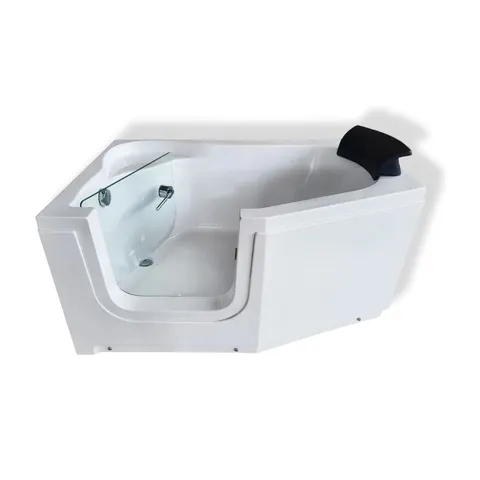 Narożna wanna z drzwiami 135×90 cm - MEDICA EB-014B