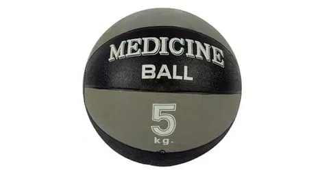 Piłka lekarska Medicine Ball Standard szara 5 kg