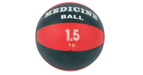 Piłka lekarska Medicine Ball Standard czerwona - 1,5 kg