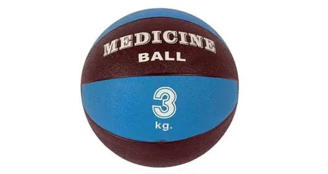 Piłka lekarska Medicine Ball Standard niebieska - 3 kg