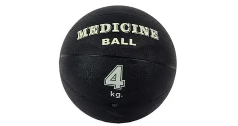 Piłka lekarska Medicine Ball Standard czarna - 4 kg
