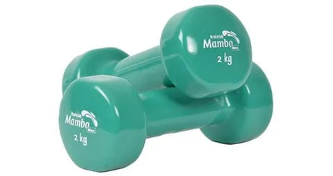 Hantle winylowe Mambo Max zielone 2 kg (2 szt.)