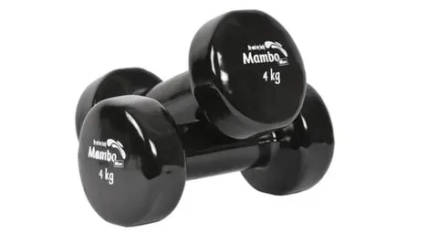Hantle winylowe Mambo Max czarne 4 kg (2 szt.)
