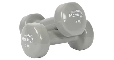 Hantle winylowe Mambo Max szare 5 kg (2 szt.)