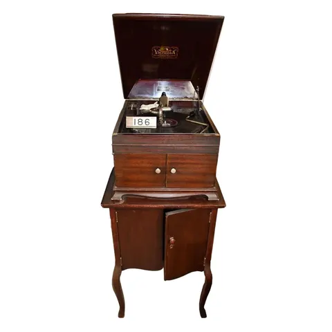 Gramofon biurkowy Victor Victrola VV-IX + szafka